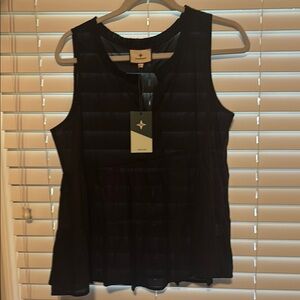 Tuckernuck Blue and White Blouse